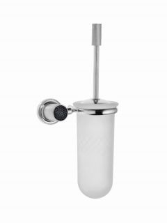 Ёршик для унитаза Boheme Royal Cristal 10933-CR-B хром/чёрный